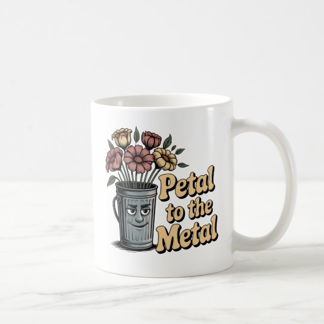 Petal to the Metal | Chaotic Love Humor with Pun Kaffemugg (Höger)