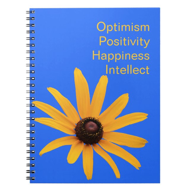 Petaler för Gulten Bright Sol på Royal Blue Anteckningsbok (Framsidan)