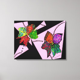 Petaler i Kanvastrycket Rörelse Canvastryck