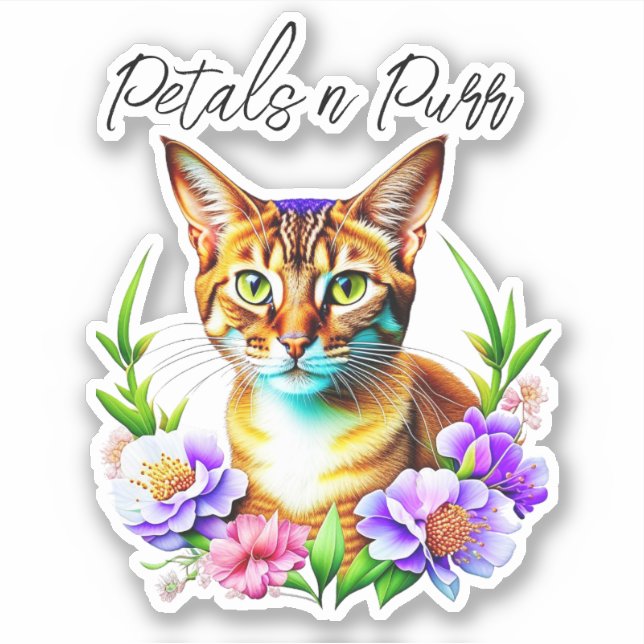Petaler och Söt- och rålkastare Klistermärken (Framsida)