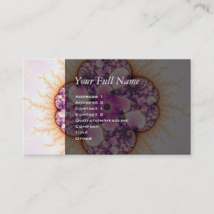 Petallic - Fractalkonst Visitkort