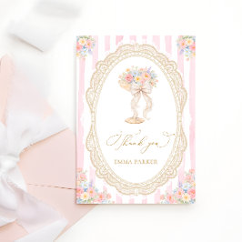 Petals and Prosecco Floral Bridal Shower Tack Kort