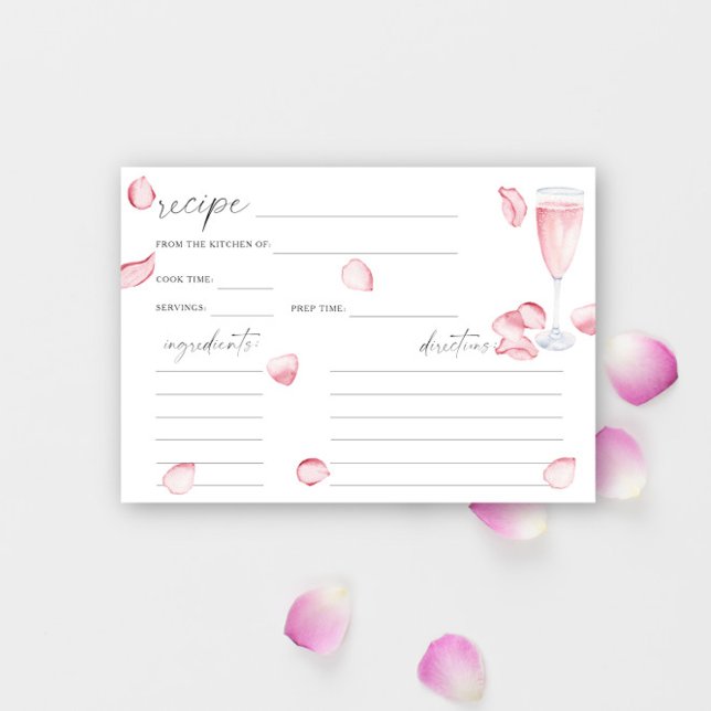 Petals and Prosecco - recept card (Skapare uppladdad)