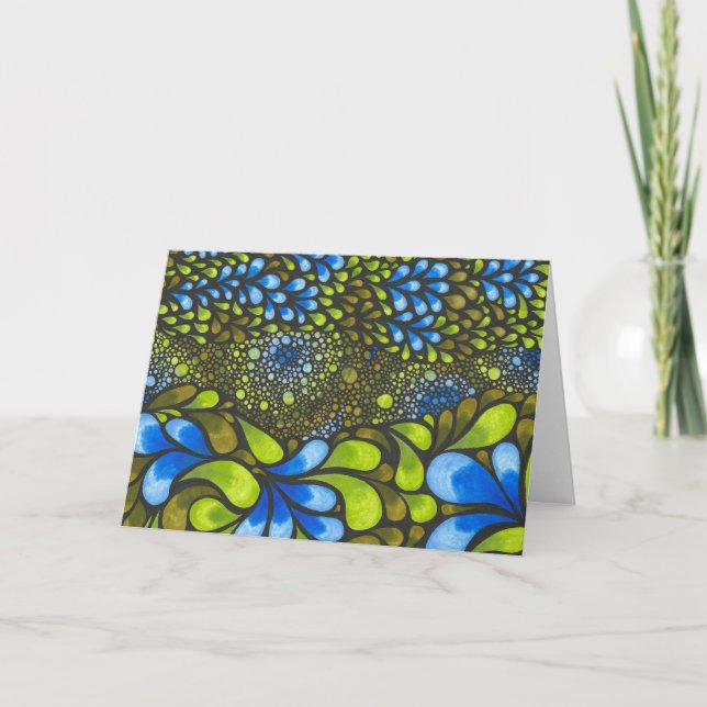 Petals - hälsningkort kort (Framsida)