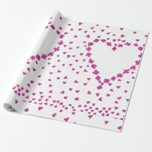 Petals Heart Wrapping Papper