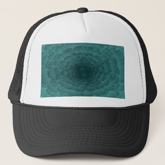 Petals i Teal Truckerkeps (Framsida)