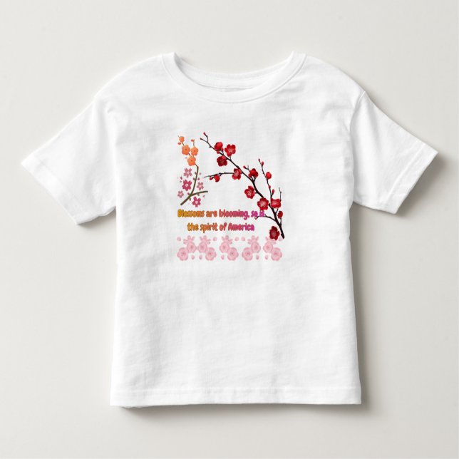 Petals in Pink Harmony T Shirt (Framsida)