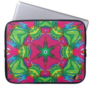 Petals Kaleidoscope Laptop sleeve