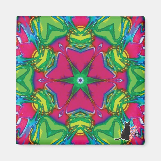 Petals Kaleidoscope Magnet (Framsidan)
