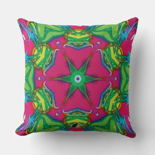 Petals Kaleidoscope Pillow Kudde (Framsida)