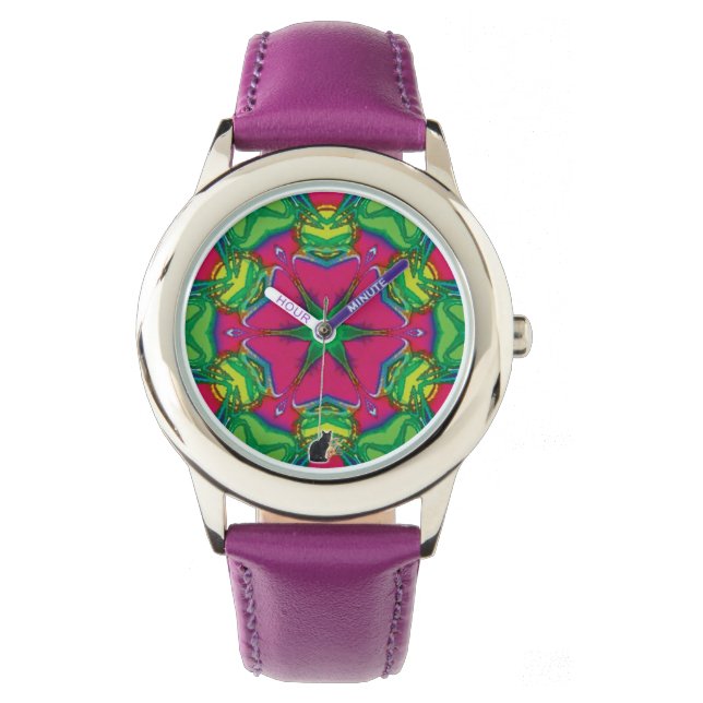 Petals Kaleidoscope Watch Armbandsur (Framsida)