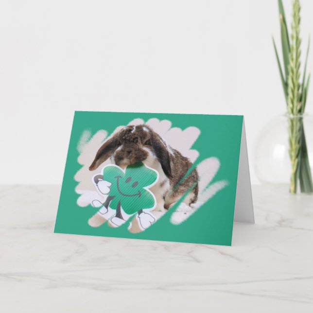 Petals-o-the-Shamrock Card Kort (Framsida)