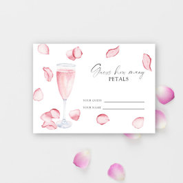 Petals och Prosecco - gissa hur många petals Tilläggskort