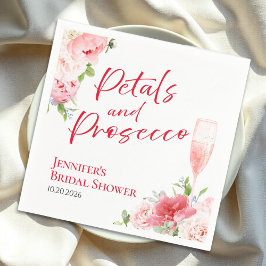 Petals och Prosecco | Vild Garden Möhippa Pappersservett