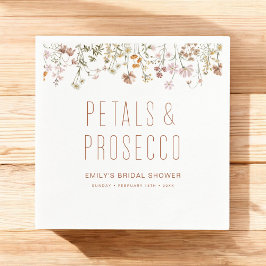 Petals och Prosecco Wildbloms Möhippa Pappersservett