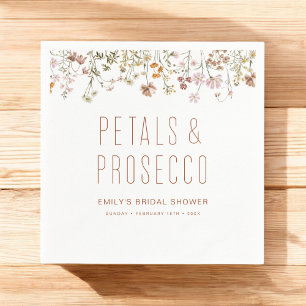 Petals och Prosecco Wildbloms Möhippa Pappersservett