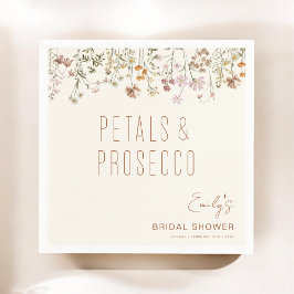 Petals och Prosecco Wildbloms Möhippa Pappersservett