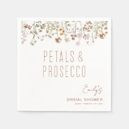 Petals och Prosecco Wildbloms Möhippa Pappersservett