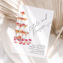 Petals och Proseccos minimala moderna Möhippa