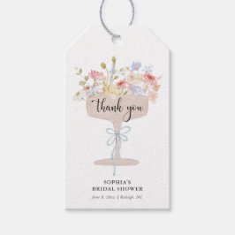 Petals och Proseccos Möhippa Tack Presentetikett