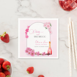Petals & Prosecco Blommigt Arch Summer Möhippa Pappersservett