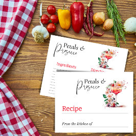 Petals Prosecco Blommigt Möhippa Brunch Recipe Vykort