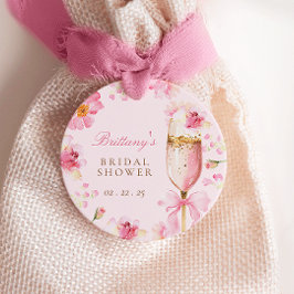 Petals Prosecco Bröllopsdusch Gåvor Etiketter