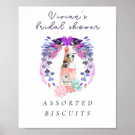 Petals & Prosecco Champagne Möhippa Food Poster