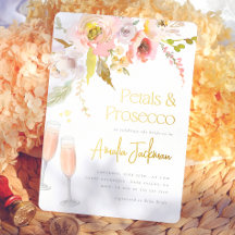 Petals & Prosecco Folie Blommig Bröllopsfest