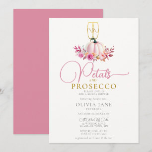 Petals Prosecco Harvest Ro Fall Möhippa Inbjudningar