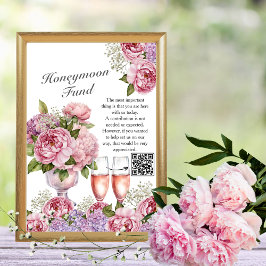 Petals & Prosecco Honeymoon Fund Inbjudningar