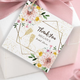 Petals & Prosecco | Möhippa av Rosa av champagne Gåvor Etiketter