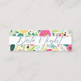 Petals Prosecco Möhippa Datum Nattsidea Mini Visitkort