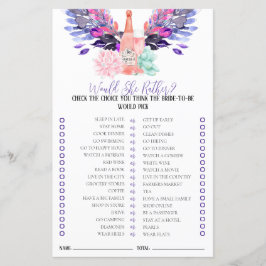 Petals & Prosecco Möhippa Game skulle hon hellre ä