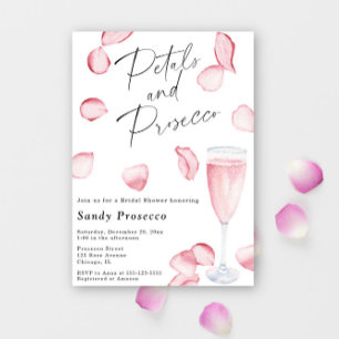 Petals & Prosecco Möhippa Inbjudningar