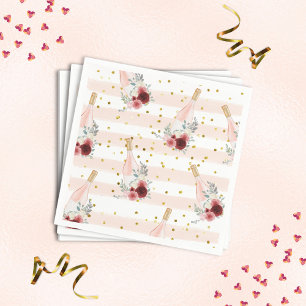 Petals & Prosecco Möhippa Napkins Pappersservett
