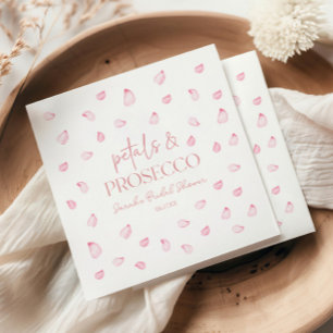 Petals & Prosecco Rosa ros Petals Möhippa Pappersservett