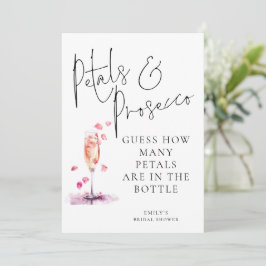 Petals Prosecco vet hur många Möhippor som spelar Inbjudningar