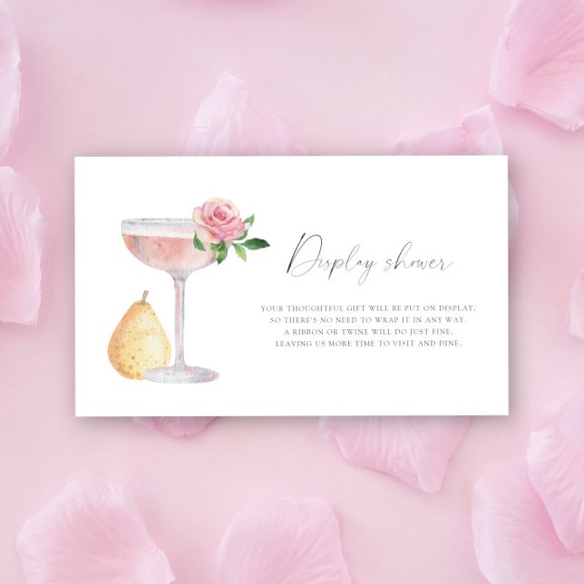 Petals & Prosecco - Visning dusch Tilläggskort (Skapare uppladdad)
