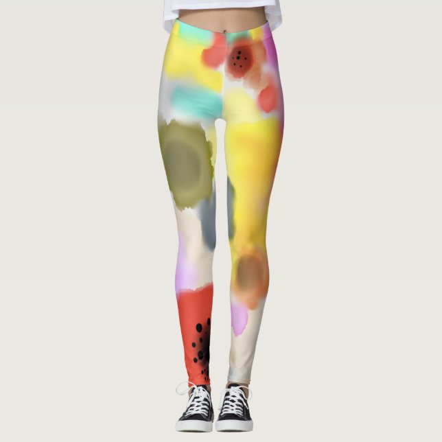 Petalsdamasker Leggings (Framsida)