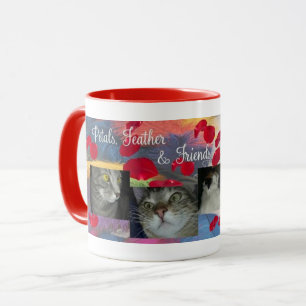 Petalsfjädermanchester och Mercedes mugg