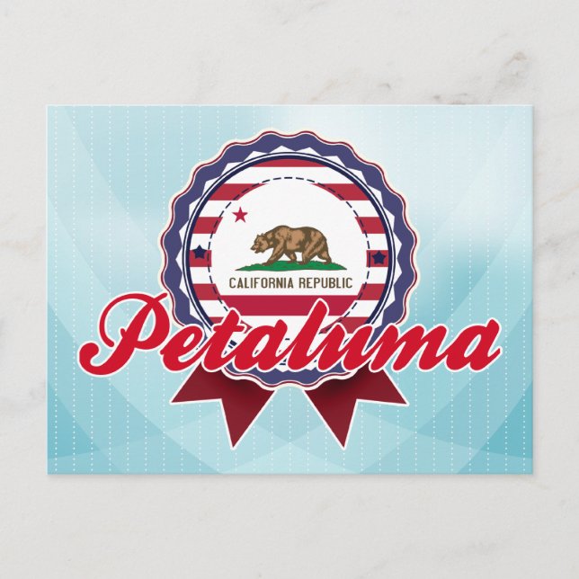 Petaluma, CA Vykort (Framsida)