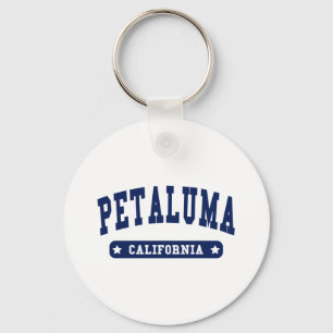 Petaluma California College Stil T-skjortor Nyckelring