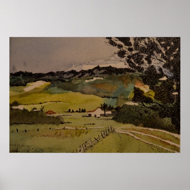 Petaluma California Poster (Framsidan)