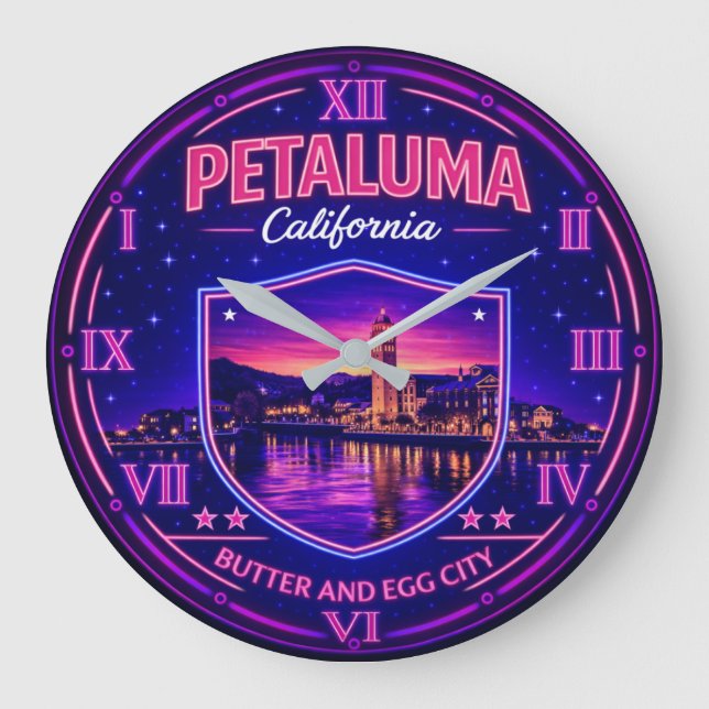 Petaluma California Stor Klocka (Framsida)