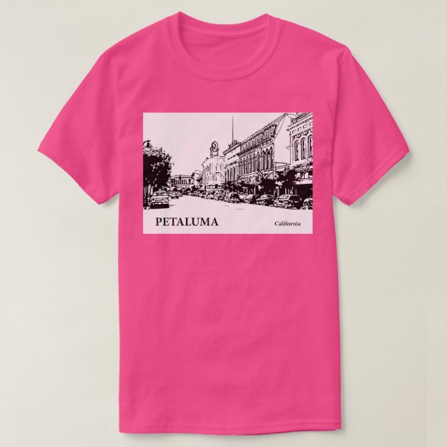 Petaluma California TShirt 2 T Shirt (Design framsida)