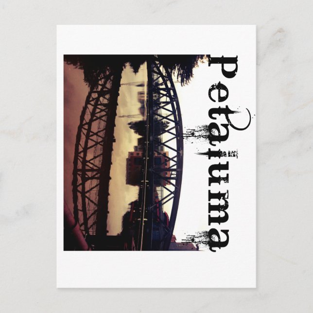 Petaluma California Vykort (Framsida)