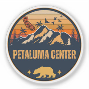 Petaluma Center, Kalifornien Klistermärken