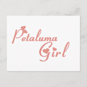 Petaluma Girl T T shirts Vykort