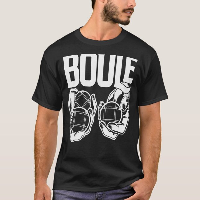 Petanque Boule Bollar för Bouler Boules 3 T Shirt (Framsida)